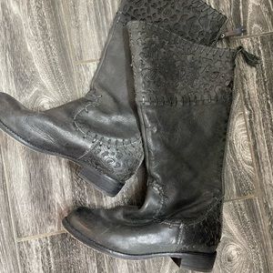Tall corral boots grey sz 8.5